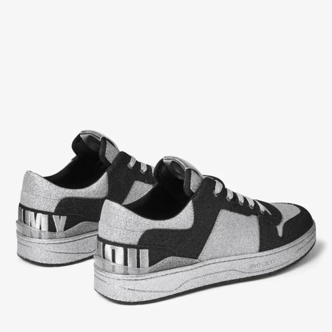 Zapatillas Florent M de tejido negro con purpurina Zapatillas Florent M de tejido negro con purpurina