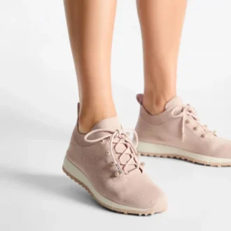 Zapatillas Veles de punto con lentejuelas Macaron