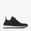 Zapatillas Veles de punto negro con lentejuelas