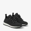 Zapatillas Veles de punto negro con lentejuelas