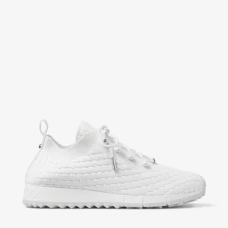 Zapatillas Veles de punto texturado blanco
