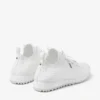 Zapatillas Veles de punto texturado blanco