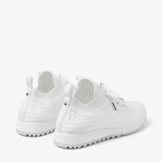 Zapatillas Veles de punto texturado blanco