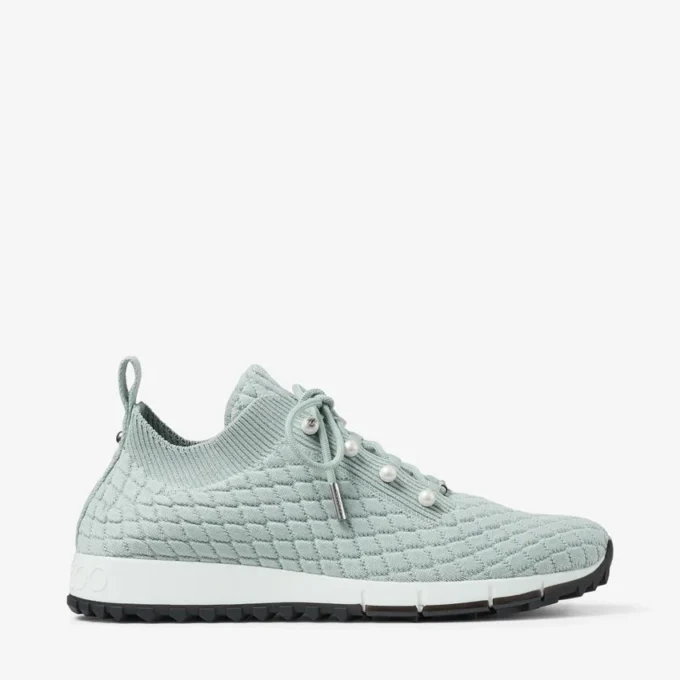 Zapatillas Veles Light Verde de punto texturizado Zapatillas Veles Light Verde de punto texturizado