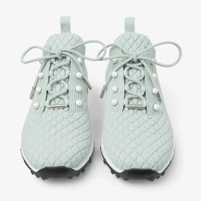 Zapatillas Veles Light Verde de punto texturizado Zapatillas Veles Light Verde de punto texturizado