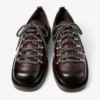 Zapatos con cordones Reeves de piel granulada escocesa color chocolate Zapatos con cordones Reeves de piel granulada escocesa color chocolate