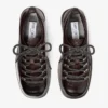 Zapatos con cordones Reeves de piel granulada escocesa color chocolate Zapatos con cordones Reeves de piel granulada escocesa color chocolate