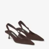 Zapatos de salón Amel 50 de ante color chocolate Zapatos de salón Amel 50 de ante color chocolate