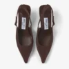 Zapatos de salón Amel 50 de ante color chocolate Zapatos de salón Amel 50 de ante color chocolate