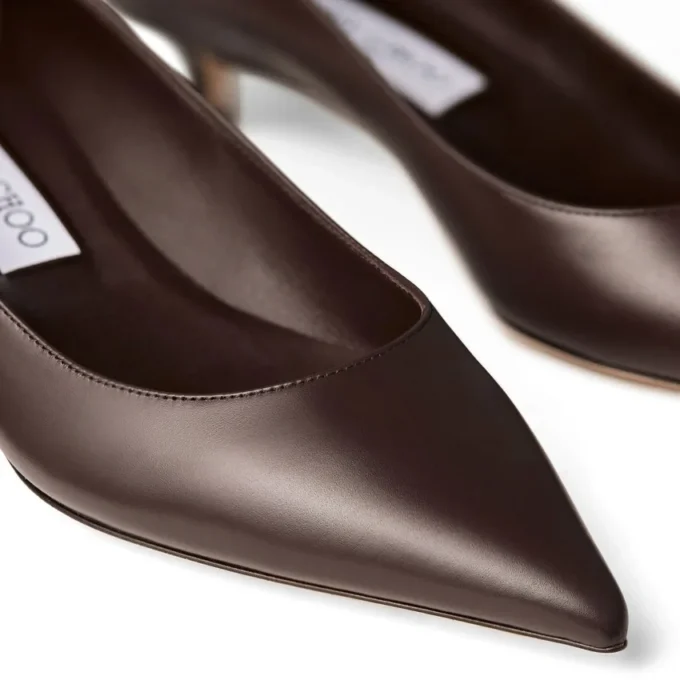 Zapatos de salón Amelia 35 de piel de becerro color chocolate Zapatos de salón Amelia 35 de piel de becerro color chocolate