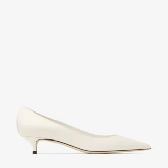 Zapatos de salón Amelia 35 en piel de becerro color latte