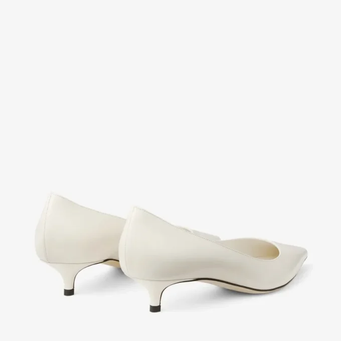 Zapatos de salón Amelia 35 en piel de becerro color latte