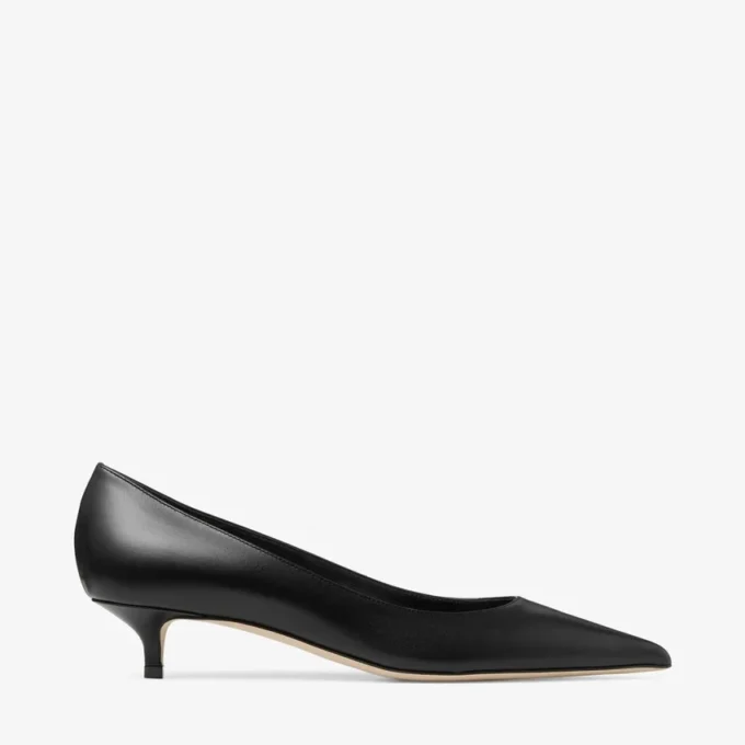 Zapatos de salón Amelia 35 en piel de becerro negra