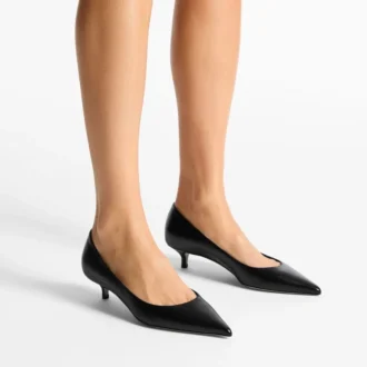 Zapatos de salón Amelia 35 en piel de becerro negra