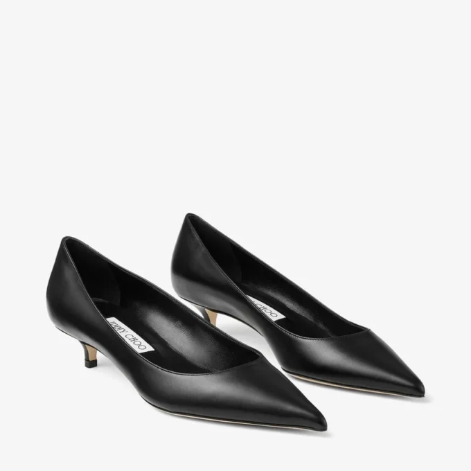 Zapatos de salón Amelia 35 en piel de becerro negra