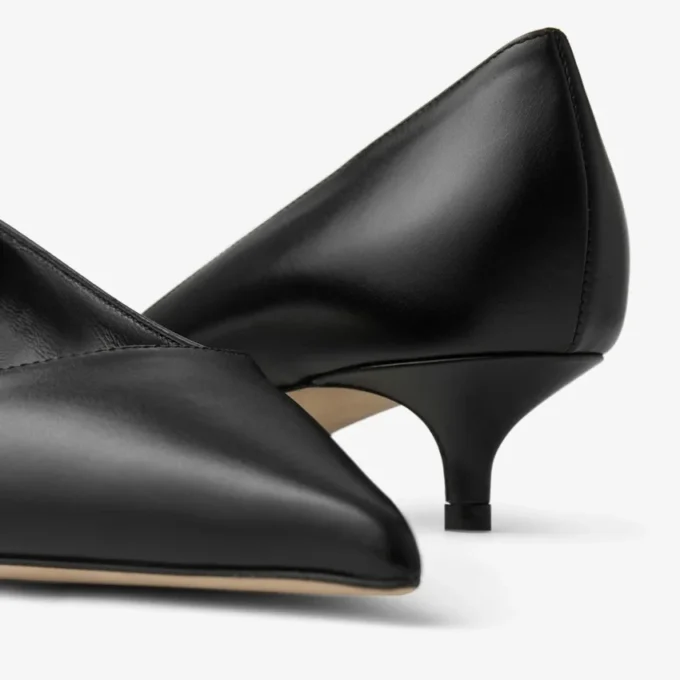 Zapatos de salón Amelia 35 en piel de becerro negra