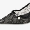 Zapatos de salón Amita 45 negros de jimmy choo con encaje y spazzolato
