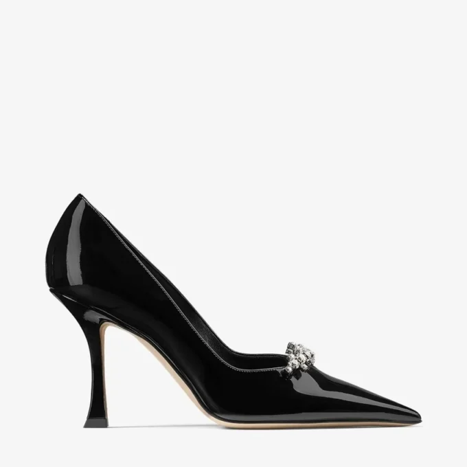 Zapatos de salón Belinda 90 de charol negro Zapatos de salón Belinda 90 de charol negro
