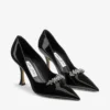 Zapatos de salón Belinda 90 de charol negro Zapatos de salón Belinda 90 de charol negro