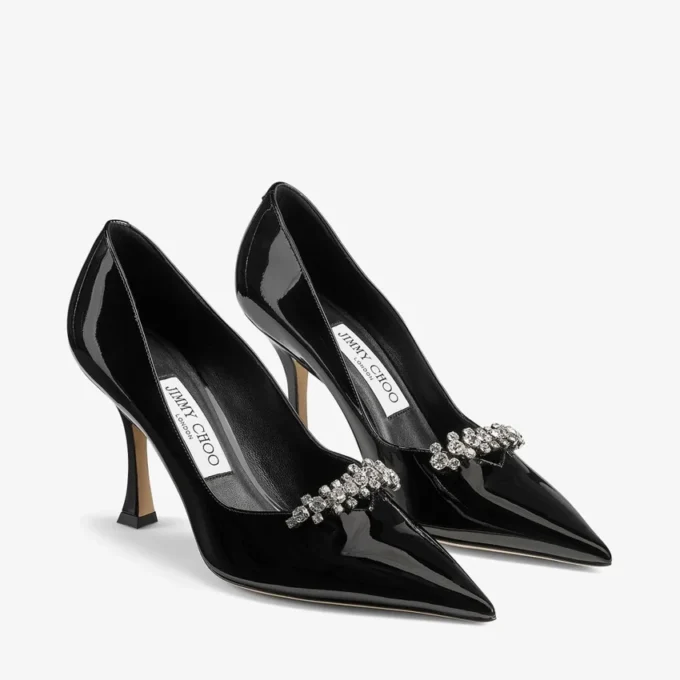 Zapatos de salón Belinda 90 de charol negro Zapatos de salón Belinda 90 de charol negro