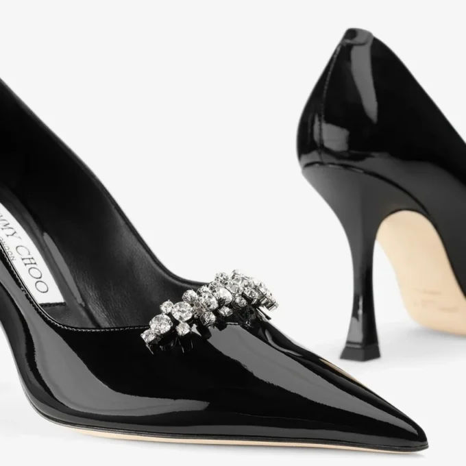 Zapatos de salón Belinda 90 de charol negro Zapatos de salón Belinda 90 de charol negro