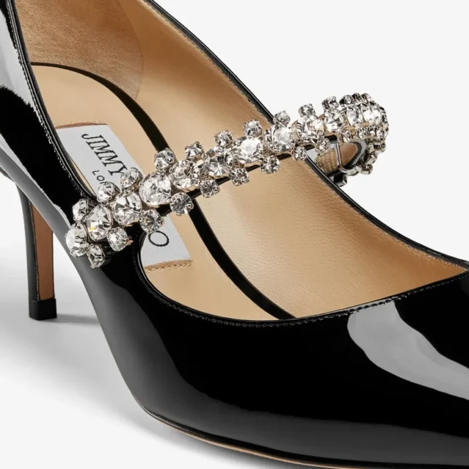 Zapatos de salón Bing 65 de charol negro con cristales Zapatos de salón Bing 65 de charol negro con cristales