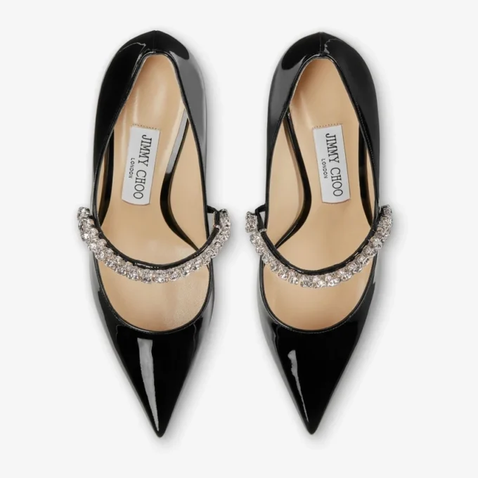 Zapatos de salón Bing 65 de charol negro con cristales Zapatos de salón Bing 65 de charol negro con cristales