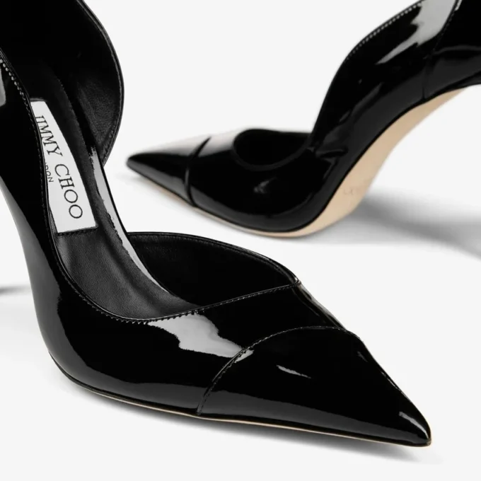 Zapatos de salón Brigitte 100 de charol negro
