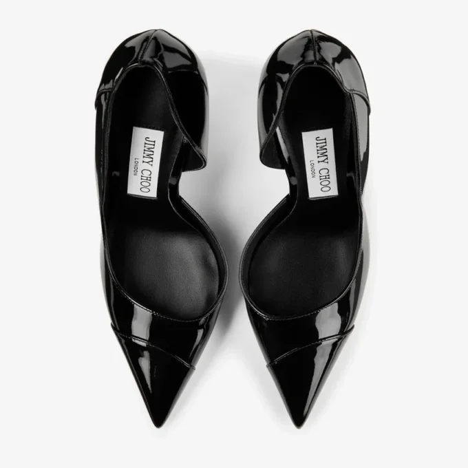 Zapatos de salón Brigitte 100 de charol negro