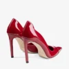 Zapatos de salón Brigitte 100 de charol rojo rubí