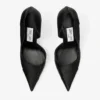 Zapatos de salón Brigitte 120 de satén negro