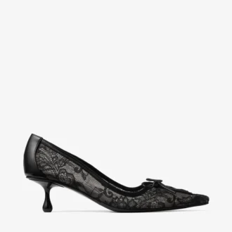 Zapatos de salón con cordones Scarlett 50 negros de jimmy choo