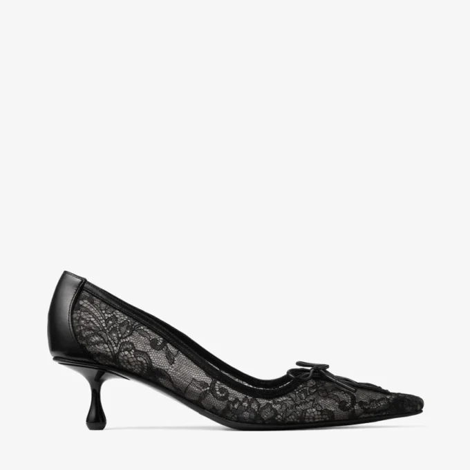 Zapatos de salón con cordones Scarlett 50 negros de jimmy choo Zapatos de salón con cordones Scarlett 50 negros de jimmy choo