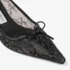 Zapatos de salón con cordones Scarlett 50 negros de jimmy choo Zapatos de salón con cordones Scarlett 50 negros de jimmy choo