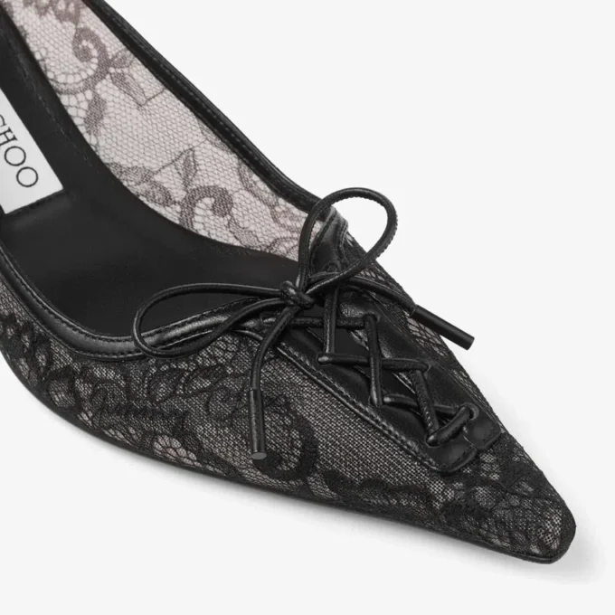 Zapatos de salón con cordones Scarlett 50 negros de jimmy choo Zapatos de salón con cordones Scarlett 50 negros de jimmy choo