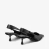 Zapatos de salón con talón abierto Amel 50 en piel napa negra Zapatos de salón con talón abierto Amel 50 en piel napa negra