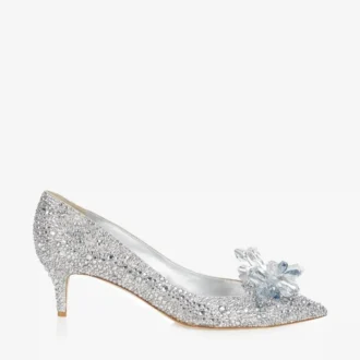 Zapatos de salón de punta afilada con cristales Allure
