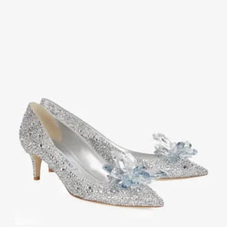 Zapatos de salón de punta afilada con cristales Allure