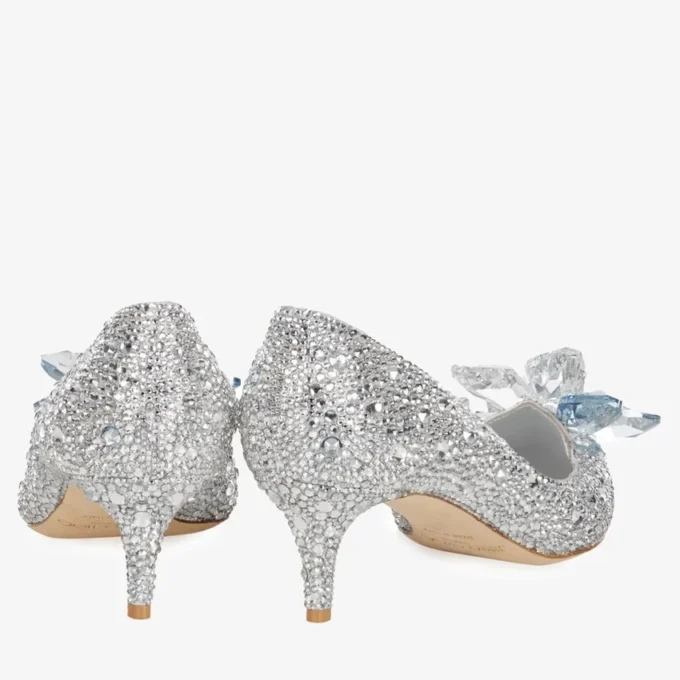 Zapatos de salón de punta afilada con cristales Allure