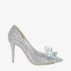 Zapatos de salón de punta afilada cubiertos de cristales Alia