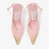 Zapatos de salón Faiz 100 Rose de jimmy choo con encaje y detalle metálico