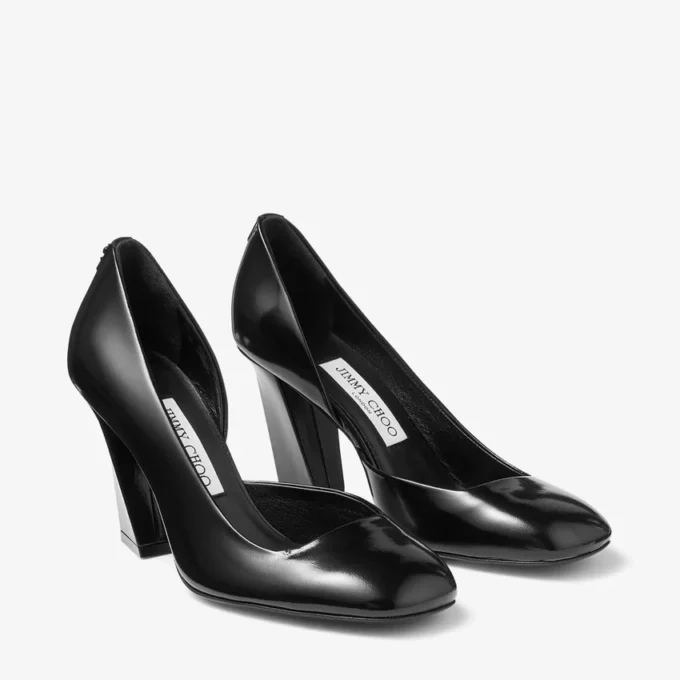 Zapatos de salón Farren 85 en piel spazzolato suave negra