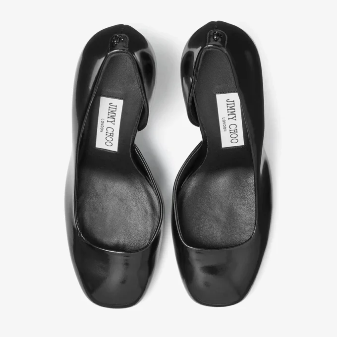 Zapatos de salón Farren 85 en piel spazzolato suave negra