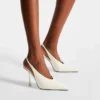 Zapatos de salón Isa 95 de charol color latte