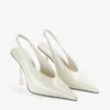 Zapatos de salón Isa 95 de charol color latte