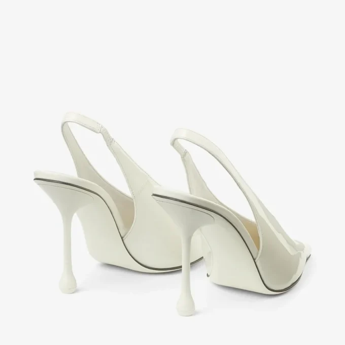 Zapatos de salón Isa 95 de charol color latte