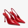 Zapatos de salón Isa 95 de piel rojo rubí Zapatos de salón Isa 95 de piel rojo rubí