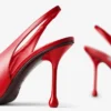 Zapatos de salón Isa 95 de piel rojo rubí Zapatos de salón Isa 95 de piel rojo rubí
