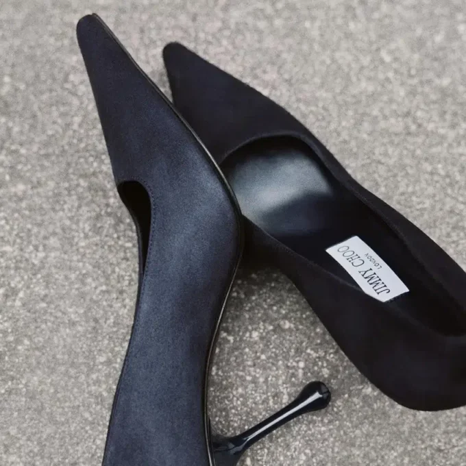 Zapatos de salón Ixia 80 de ante marino