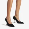Zapatos de salón Ixia 95 de terciopelo negro